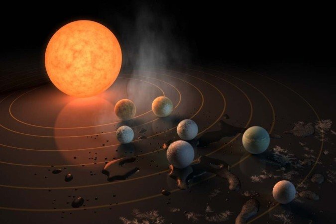 Ilustração de exoplanetas: condições propícias à existência de vida - (crédito: NASA/JPL-Caltech/R. Hurt (IPAC)) Ilustração de exoplanetas: condições propícias à existência de vida - (crédito: NASA/JPL-Caltech/R. Hurt (IPAC))