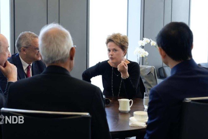 Dilma Roussef inicia seu trabalho como presidente do New Development Bank (NDB) em Xangai, China, o banco do BRICS 28/3 - (crédito: Divulgação/NDB) Dilma Roussef inicia seu trabalho como presidente do New Development Bank (NDB) em Xangai, China, o banco do BRICS 28/3 - (crédito: Divulgação/NDB)