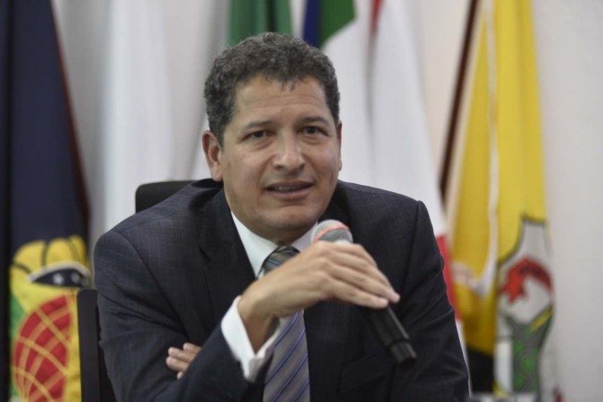  21/02/2023. Crédito: Minervino Júnior/CB/D.A Press. Brasil.  Brasilia - DF. Coletiva com o Secretário de Segurança do DF Sandro Avelar.