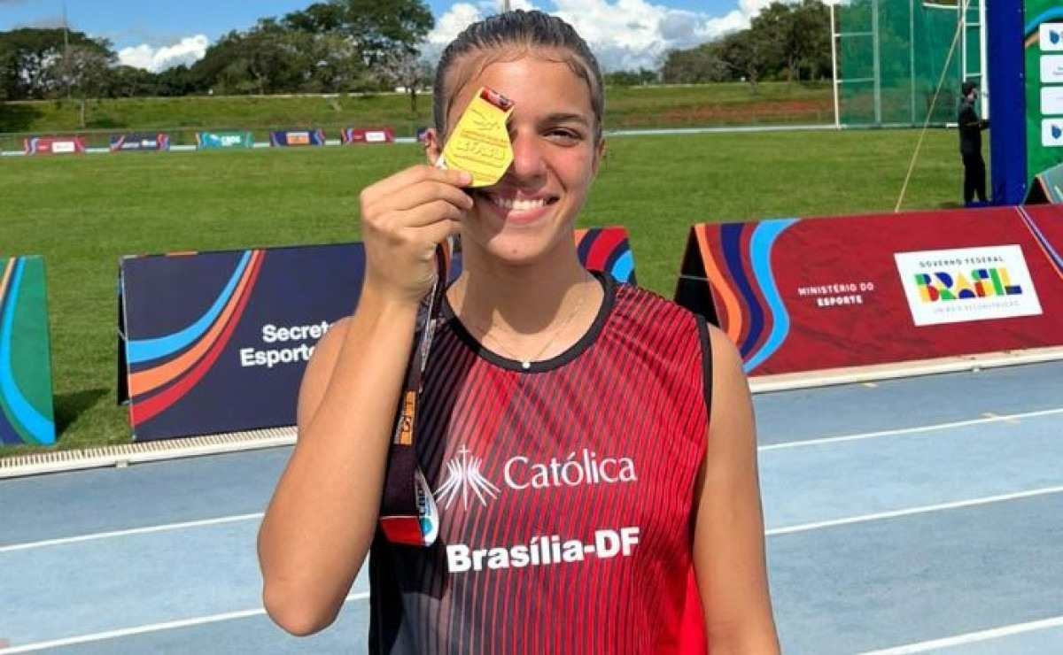 Brasiliense Pietra Campbell se destaca no atletismo e vira aposta do Brasil