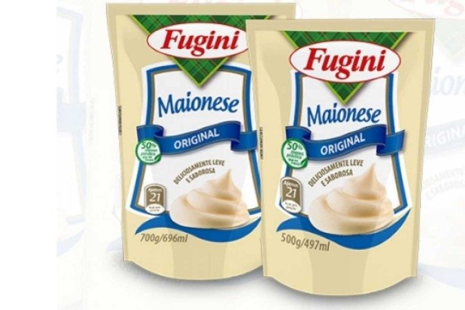 A empresa de produtos alimentícios Fugini admitiu uso de corante vencido em lotes de maionese com vencimento entre dezembro de 2023 e março de 2024 -  (crédito: Fugini/Divulgação)