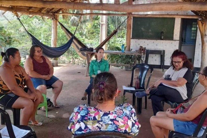 Rodas de terapia comunitária integrativa no Núcleo Rural Catingueiro, em Sobradinho
