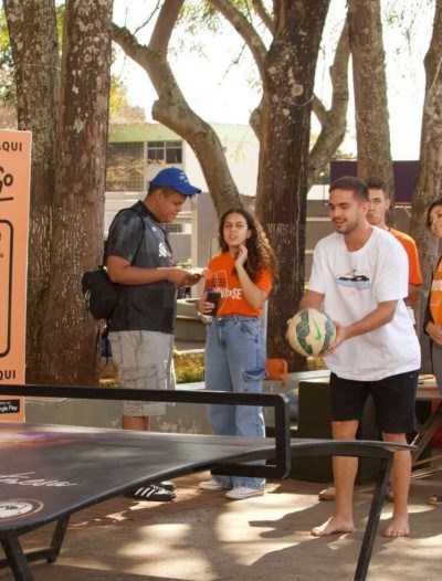 Com o RanGo, estudantes utilizam o intervalo para relaxamento, sem precisar enfrentar fila para lanchar 