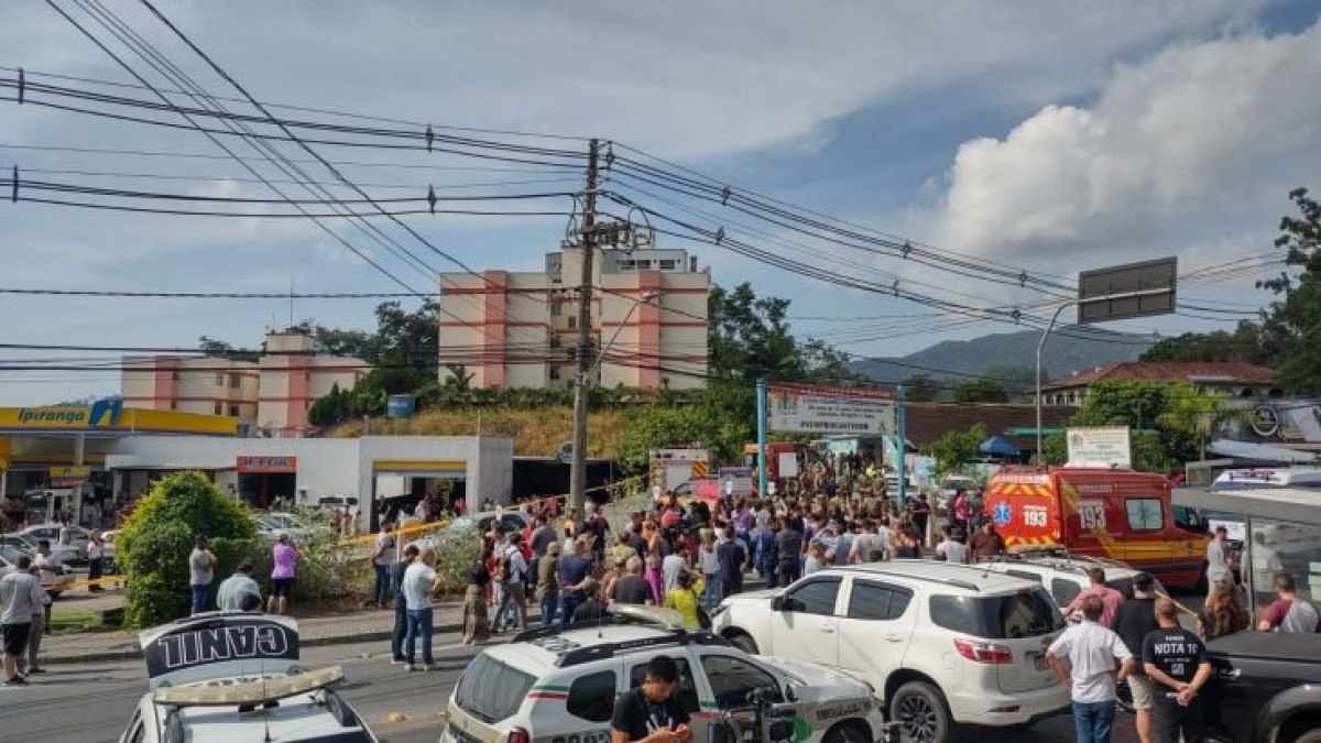 Ataque em creche em Blumenau foi feito com uma machadinha