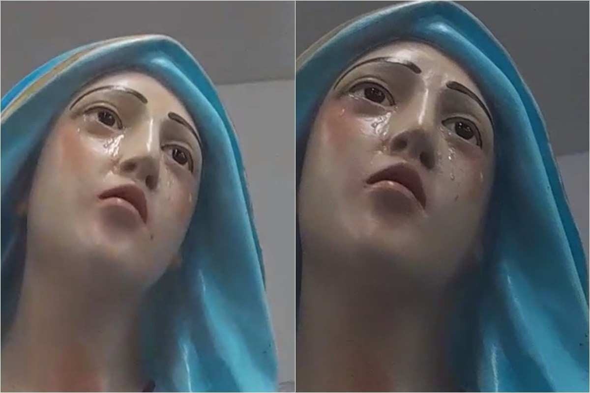 Fiéis relatam ver Nossa Senhora chorando em Igreja de MG; veja o vídeo