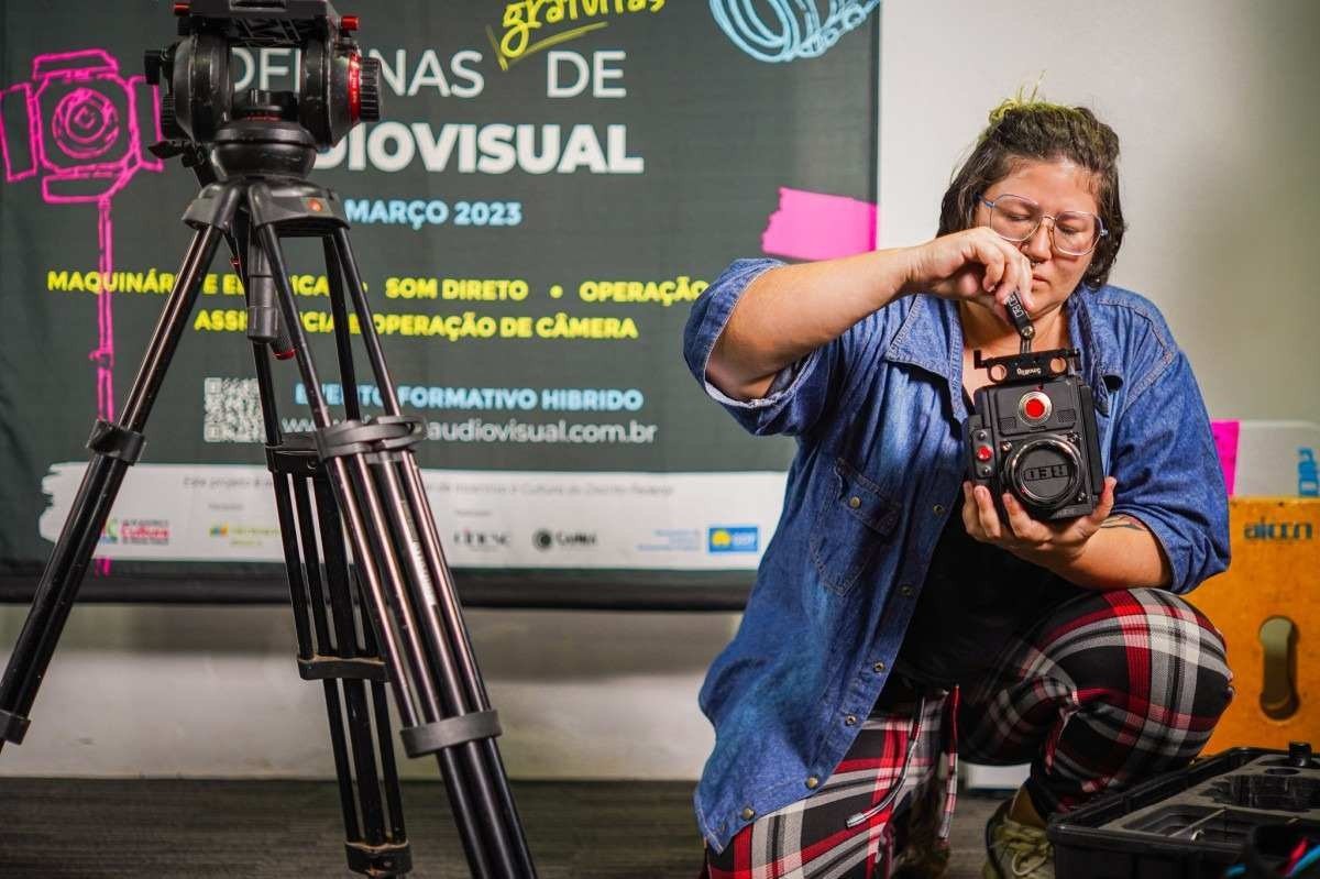 Oficinas de audiovisual estão disponíveis gratuitamente até setembro