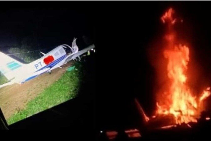 OPERAÇÃO YANOMAMI
Operação conjunta destrói aeronave em garimpo ilegal - (crédito: Fab/Divulgação) OPERAÇÃO YANOMAMI
Operação conjunta destrói aeronave em garimpo ilegal - (crédito: Fab/Divulgação)