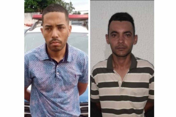 Suspeitos presos durante a Operação Sad City. A suspeita é de que tenham cometido vários crimes na região de Taguatinga. Em razão disso, a PCDF pede a divulgação das imagens dos criminosos. Qualquer denúncia pode ser feita pelo número 197 - (crédito: Reprodução/PCDF) Suspeitos presos durante a Operação Sad City. A suspeita é de que tenham cometido vários crimes na região de Taguatinga. Em razão disso, a PCDF pede a divulgação das imagens dos criminosos. Qualquer denúncia pode ser feita pelo número 197 - (crédito: Reprodução/PCDF)