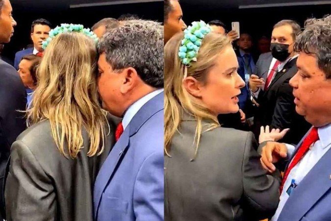 Em foto publicada pela parlamentar Júlia Zanatta, é possível ver Márcio Jerry bem próximo dela durante a sessão na Comissão de Segurança Pública e Combate ao Crime Organizado da Câmara dos Deputados - (crédito: Instagram @juliazanattasc/Reprodução) Em foto publicada pela parlamentar Júlia Zanatta, é possível ver Márcio Jerry bem próximo dela durante a sessão na Comissão de Segurança Pública e Combate ao Crime Organizado da Câmara dos Deputados - (crédito: Instagram @juliazanattasc/Reprodução)