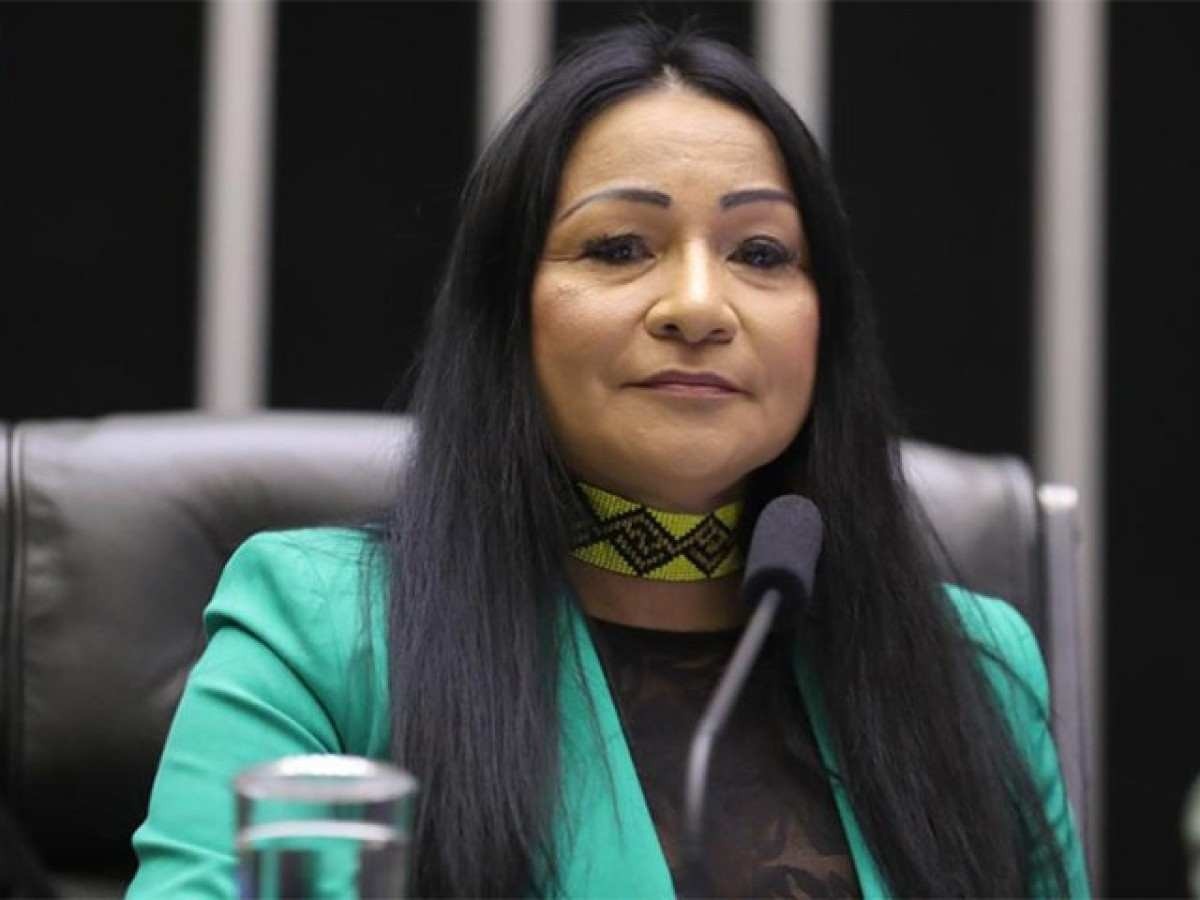 Deputada indígena Silvia Waiãpi faz discurso transfóbico na Câmara