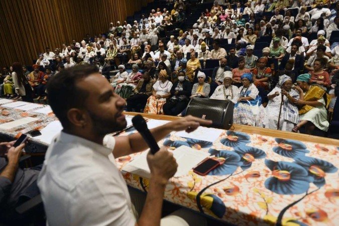  13/04/2023. Cr..dito: Minervino J..nior/CB/D.A Press. Brasil.  Brasilia - DF. Sess..o solene na C..mara Legislativa em comemora....o aos povos Africanos.
    