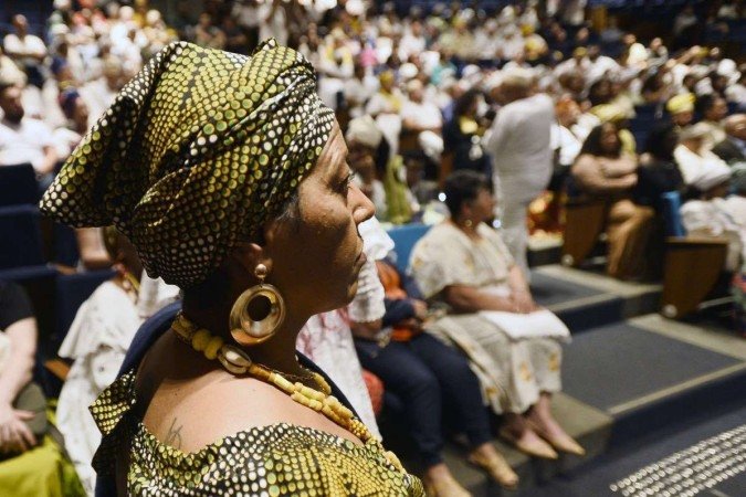  13/04/2023. Cr..dito: Minervino J..nior/CB/D.A Press. Brasil.  Brasilia - DF. Sess..o solene na C..mara Legislativa em comemora....o aos povos Africanos.
    