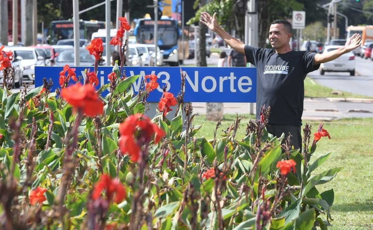 Brasília chega aos 63 anos com flores e árvores colorindo o concreto