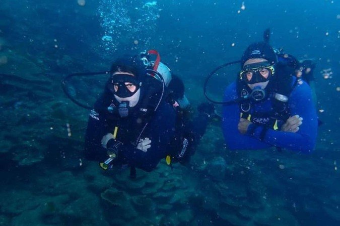 Mergulho no fundo do Lago Paranoá