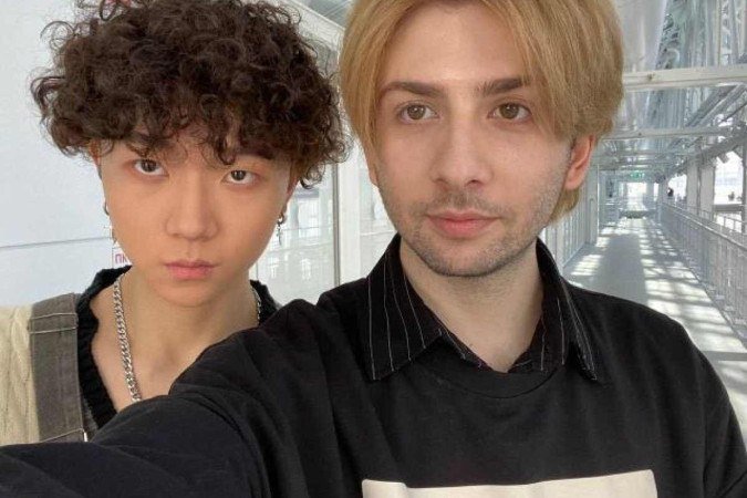 Gela Gogishvili e Haoyang Xu -  (crédito: Arquivo pessoal)