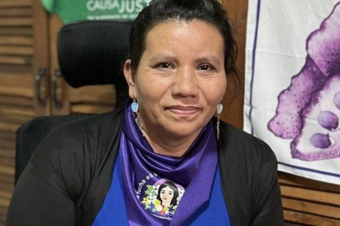 Delmy participou da audiência pública do caso Beatriz na Corte Interamericana de Direitos Humanos - (crédito: Valentina Oropeza, BBC) Delmy participou da audiência pública do caso Beatriz na Corte Interamericana de Direitos Humanos - (crédito: Valentina Oropeza, BBC)