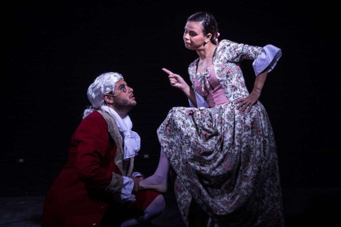 Cena da ópera 'A Serva Patroa', que a Cia de Cantores Líricos de Brasília leva às escolas do DF - (crédito: Karolina Kanashiro/Divulgação) Cena da ópera 'A Serva Patroa', que a Cia de Cantores Líricos de Brasília leva às escolas do DF - (crédito: Karolina Kanashiro/Divulgação)