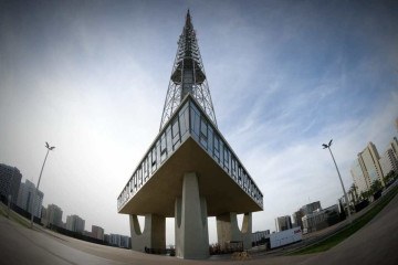 Céu de Brasília visto pela Torre de TV -  (crédito: Ed Alves/CB/DA Press)
