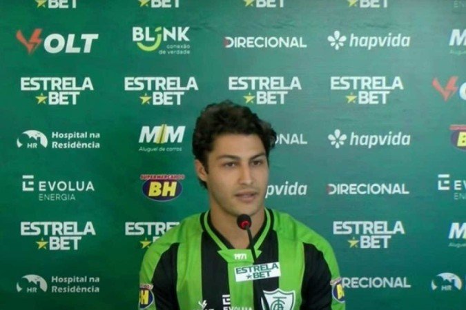 (crédito: Reprodução/TV Coelho/América-MG) (crédito: Reprodução/TV Coelho/América-MG)