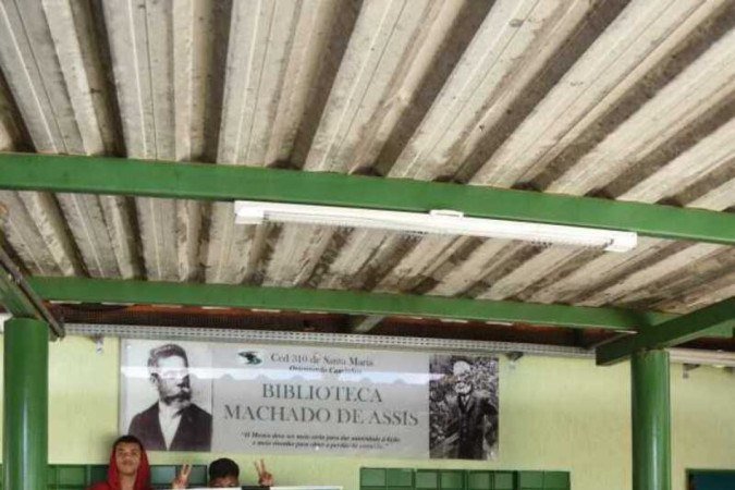  20/04/2023. Crédito: Mariana Lins/Esp.CB/D.A Press.Projeto África é nós no Centro educacional 310 da Santa Maria.
