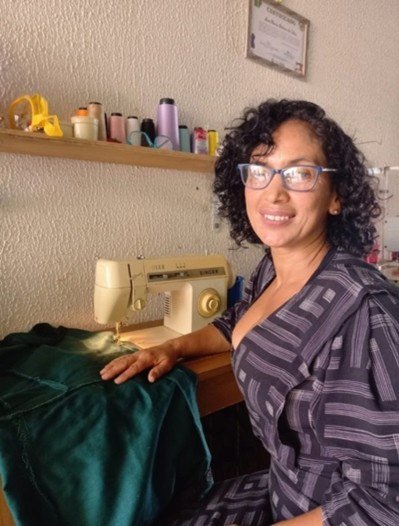 Ana Maria Matias da Silva diz que a costura a tirou do fundo do poço e transformou sua vida 