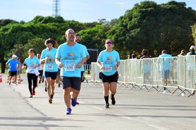  Com ou sem pódio, a satisfação nos rostos de quem decidiu percorrer o caminho -  (crédito: ED ALVES/CB/D.A.Press)