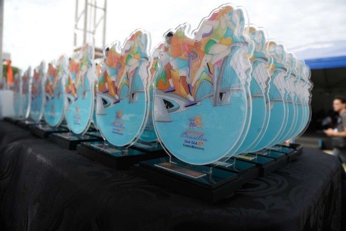  21/04/2023. Créditos: Barbara Cabral/Esp.CB/DA.Press. Aniversario de Brasilia. Maratona do CB. Premiação. -  (crédito:  Barbara Cabral/Esp.CB)