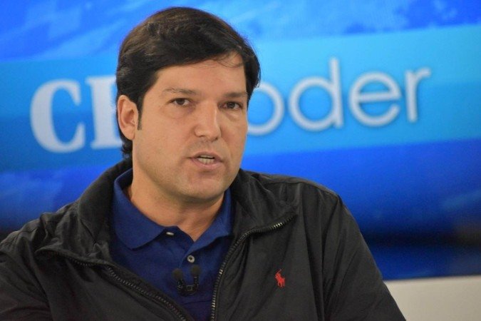  24/04/2023. Crédito: Mariana Lins/Esp.CB/D.A Press.C.B Poder Recebe Roberio Negreiros Lider do governo na camêra legislativa 