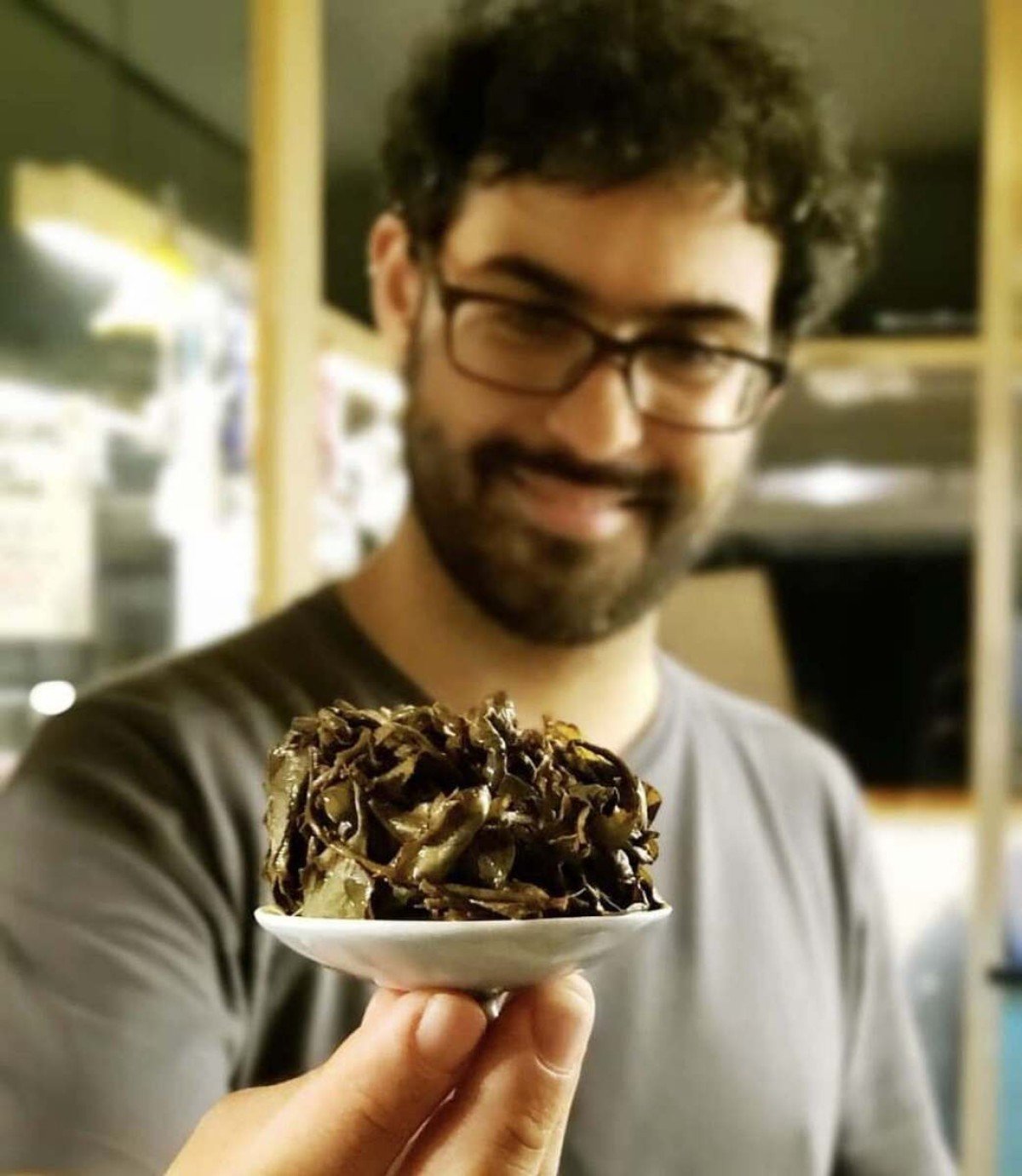 Fábio Pedroza é especialista em chás e dono da loja Vai Té Chá: paixão pela bebida 