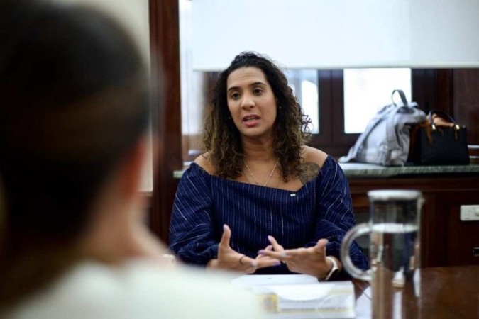 Anielle Franco desabafa sobre votação da Câmara sobre proibir o casamento homoafetivo -  (crédito: Divulgação/Ministério da Igualdade Racial)