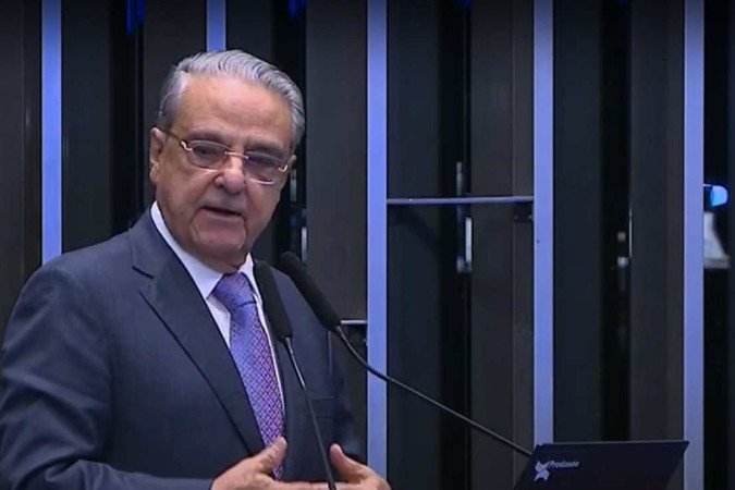 (crédito: Reprodução/TV Senado) (crédito: Reprodução/TV Senado)