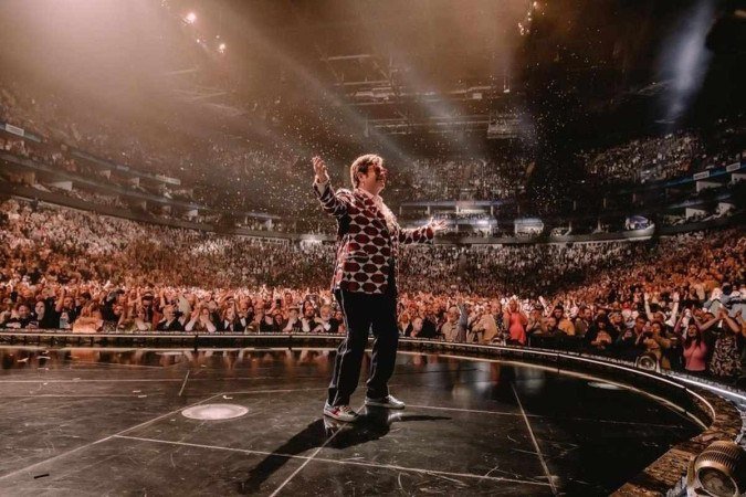 (crédito: Reprodução/Instagram @eltonjohn @bengibsonphoto) (crédito: Reprodução/Instagram @eltonjohn @bengibsonphoto)