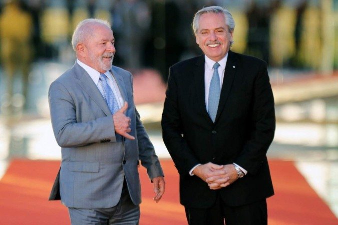 Luiz Inácio Lula da Silva (PT) e o presidente da Argentina, Alberto Fernández - (crédito: AFP) Luiz Inácio Lula da Silva (PT) e o presidente da Argentina, Alberto Fernández - (crédito: AFP)