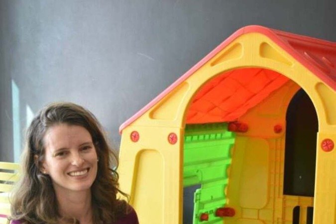 Elisa Langsch e os filhos 
Eduardo e Felipe: 