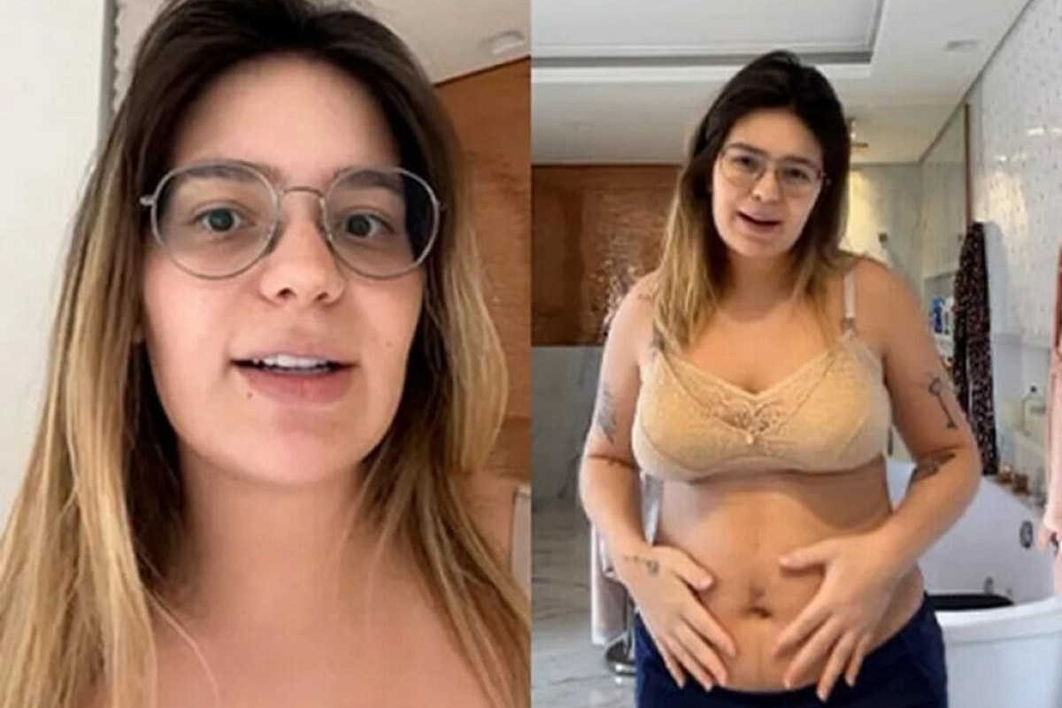 Viih Tube mostra o corpo 15 dias após o parto da filha