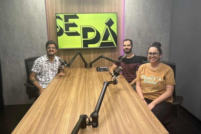 'Se pá um podcast’ - (crédito: Gustavo Macedo/CB/D.A Press) 'Se pá um podcast’ - (crédito: Gustavo Macedo/CB/D.A Press)