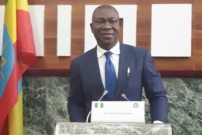 O influente senador Ike Ekweremadu, ex-vice-presidente da câmara alta do país. - (crédito: Reprodução/ Instagram/ iamekweremadu) O influente senador Ike Ekweremadu, ex-vice-presidente da câmara alta do país. - (crédito: Reprodução/ Instagram/ iamekweremadu)