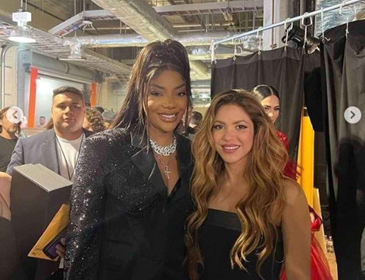 Ludmilla conhece Shakira e Thalía durante o 'Latin Billboard Woman Music'