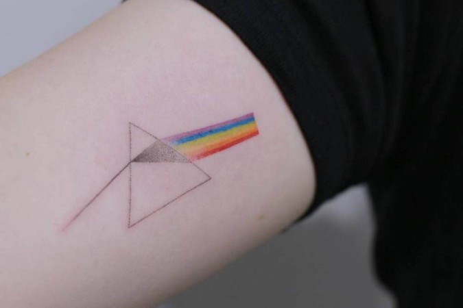 Tatuagem de Logo de Banda de Rock