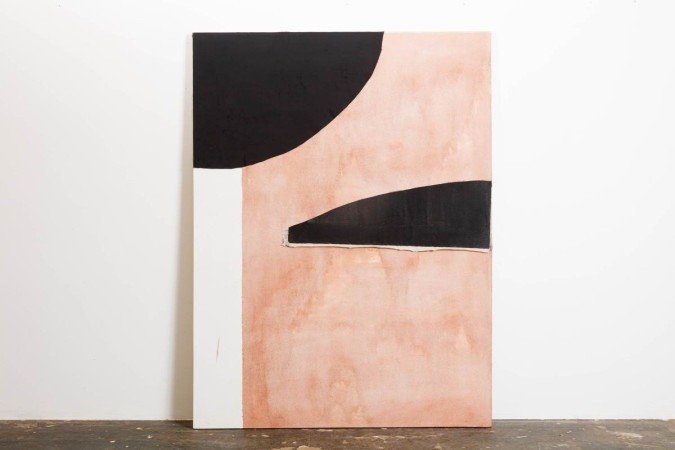 Obra de Rodrigo de Almeida Curz na exposição Passagem, na Galeria Index