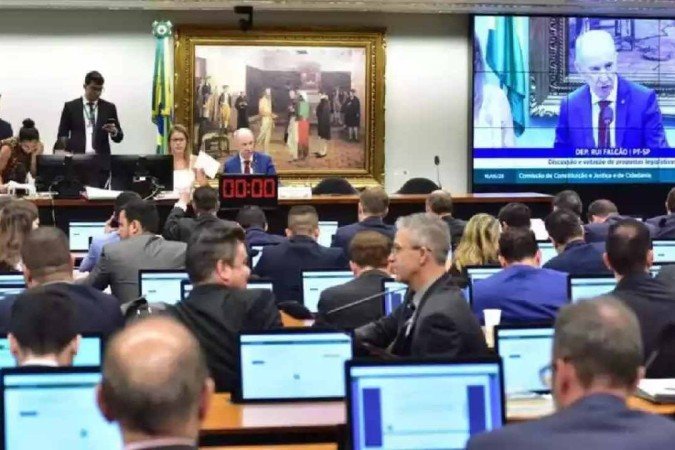 (crédito: Reprodução/Zeca Ribeiro/Câmara dos Deputados) (crédito: Reprodução/Zeca Ribeiro/Câmara dos Deputados)
