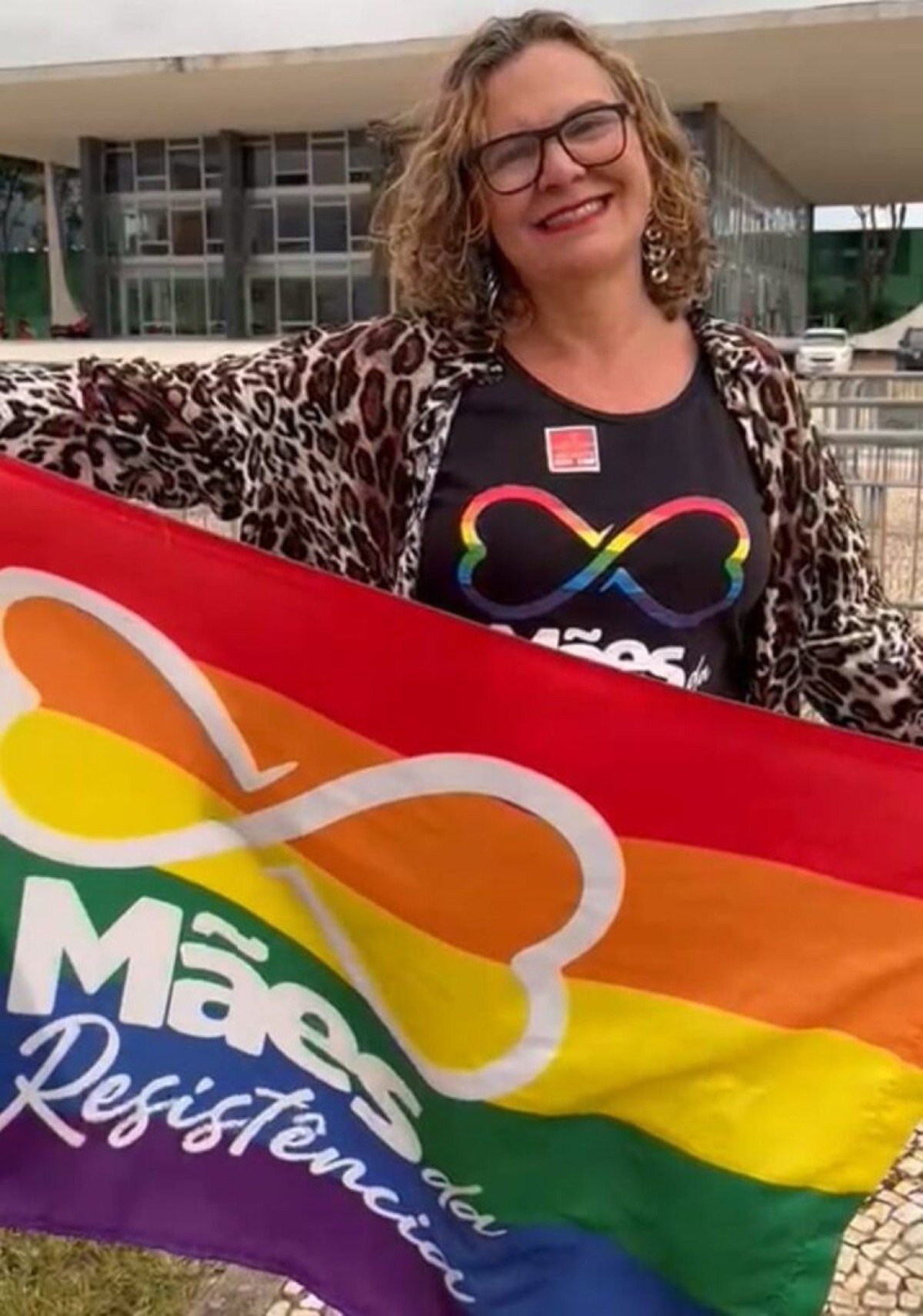 Leila é coordenadora da organização Mães da Resistência no DF