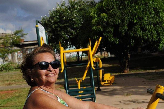  16/05/2023. Crédito: Minervino Júnior/CB/D.A Press. Brasil.  Brasilia - DF. Parque Recreativo no Setor O na Ceilândia. Carmen Lima de Alencar