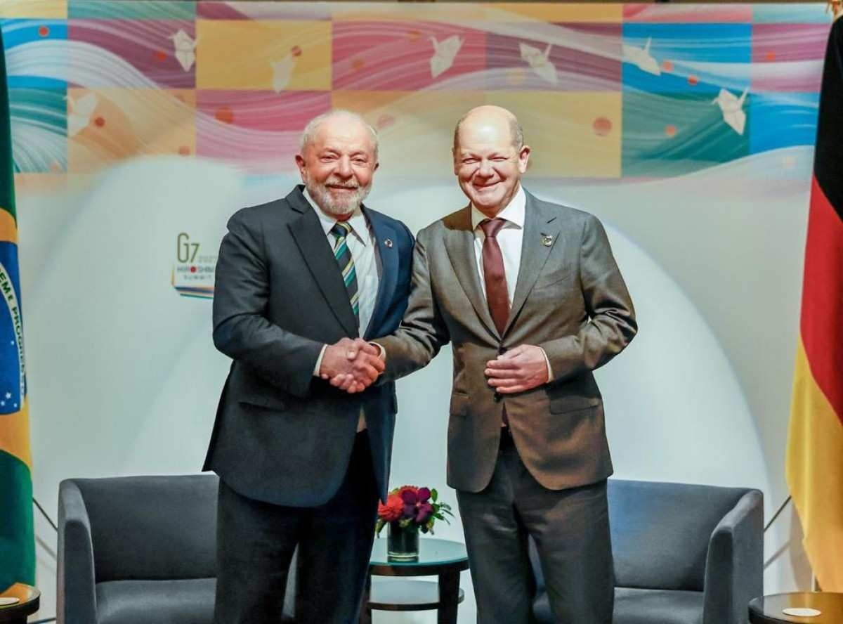 Lula encerra primeiro dia do G7 em encontro com chanceler alemão 