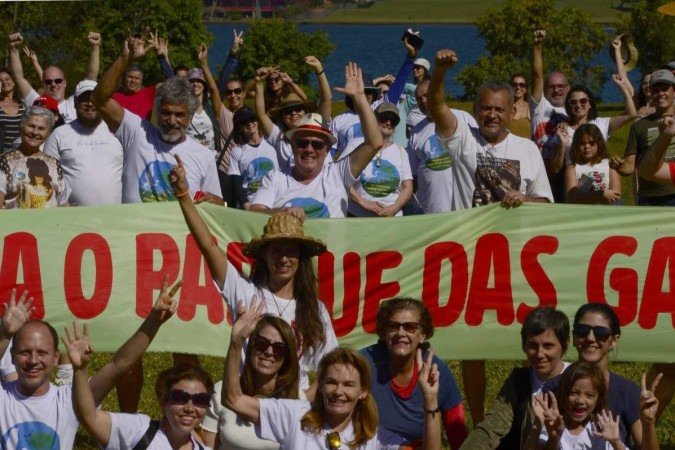  21/05/2023  Crédito: Carlos Vieira/CB/DA Press. Brasília, DF. Cidades. Piquenique em defesa do Parque das Garças no Lago Norte.