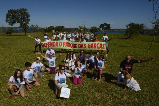  21/05/2023  Crédito: Carlos Vieira/CB/DA Press. Brasília, DF. Cidades. Piquenique em defesa do Parque das Garças no Lago Norte.