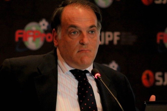 Protagonista do atrito com Viniicus Junior, Javier Tebas tem perfil de ultra direita e já defendeu até atleta nazista - (crédito: FIFPro World Footballers' Association/ Flickr) Protagonista do atrito com Viniicus Junior, Javier Tebas tem perfil de ultra direita e já defendeu até atleta nazista - (crédito: FIFPro World Footballers' Association/ Flickr)