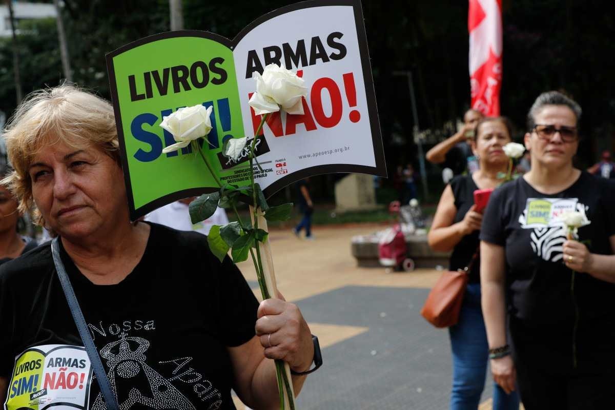 Arma de fogo aumenta dano de ataque a escola, diz Instituto Sou da Paz