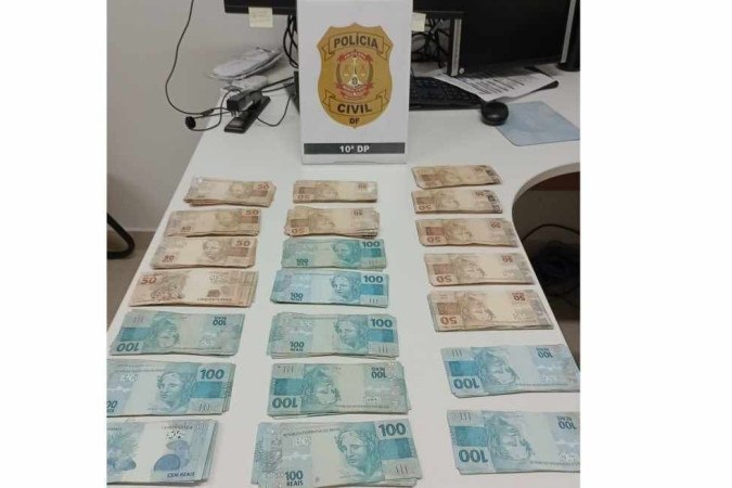 Mulher furtou R$ 25 mil de patroa - (crédito: PCDF/Divulgação)