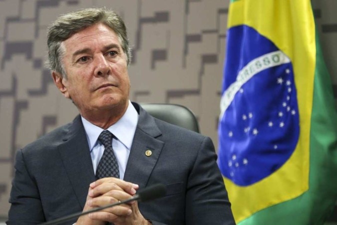  Brasília - O senador Fernando Collor, durante audiência pública na Comissão de Relações Exteriores e Defesa Nacional, do Senado, para debater questões ligadas à soberania nacional e aos projetos estratégicos do Exército do Brasil -  (crédito: Marcelo Camargo/Agência Brasil)